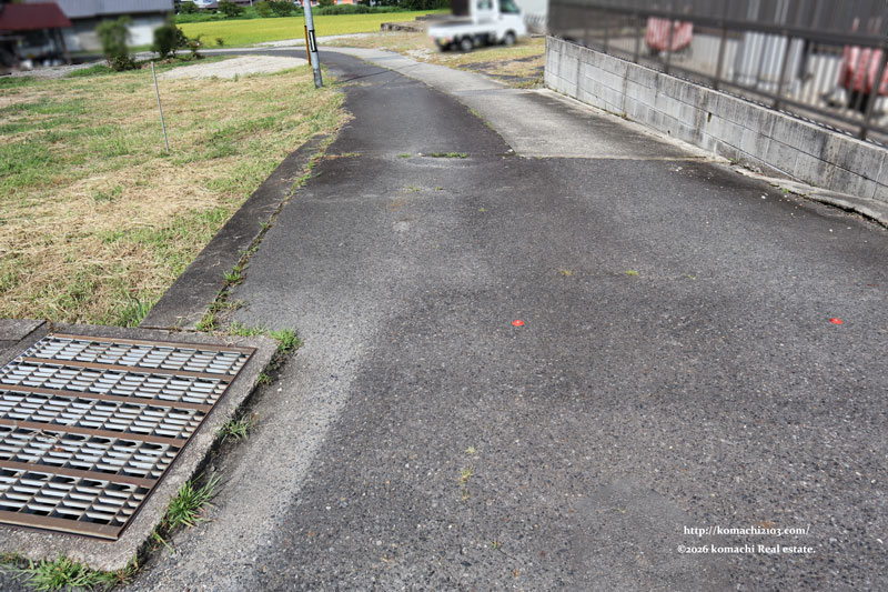 接続道路 恵那市土地